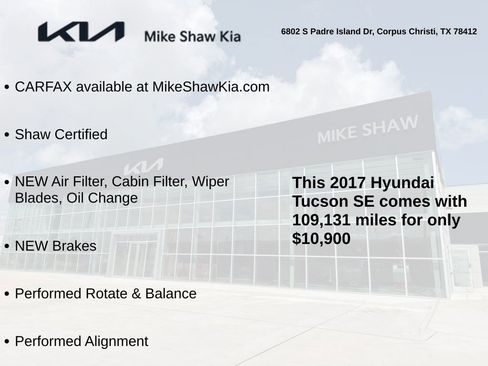 Used 2017 Hyundai Tucson SE AWD/4WD image 3