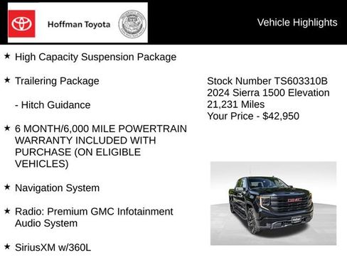 Used 2024 GMC Sierra 1500 Elevation AWD/4WD image 5