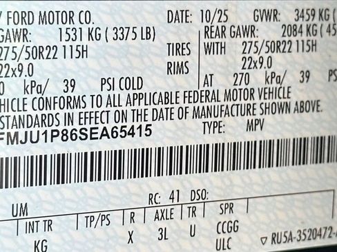 Used 2025 Ford Expedition King Ranch AWD/4WD image 42