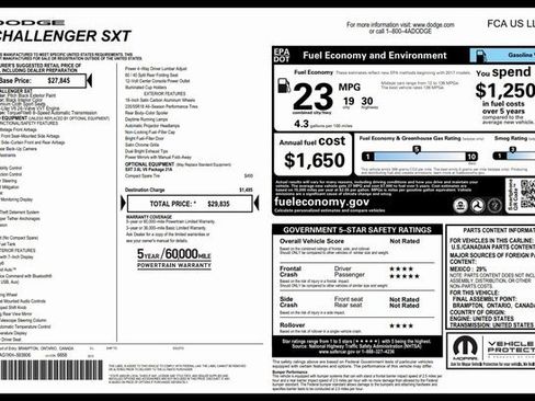 Used 2019 Dodge Challenger SXT image 3