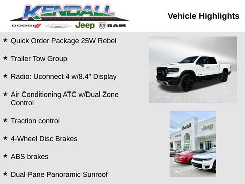 Certified 2019 RAM 1500 Rebel w/ Rebel Level 2 Equipment Group AWD/4WD image 3