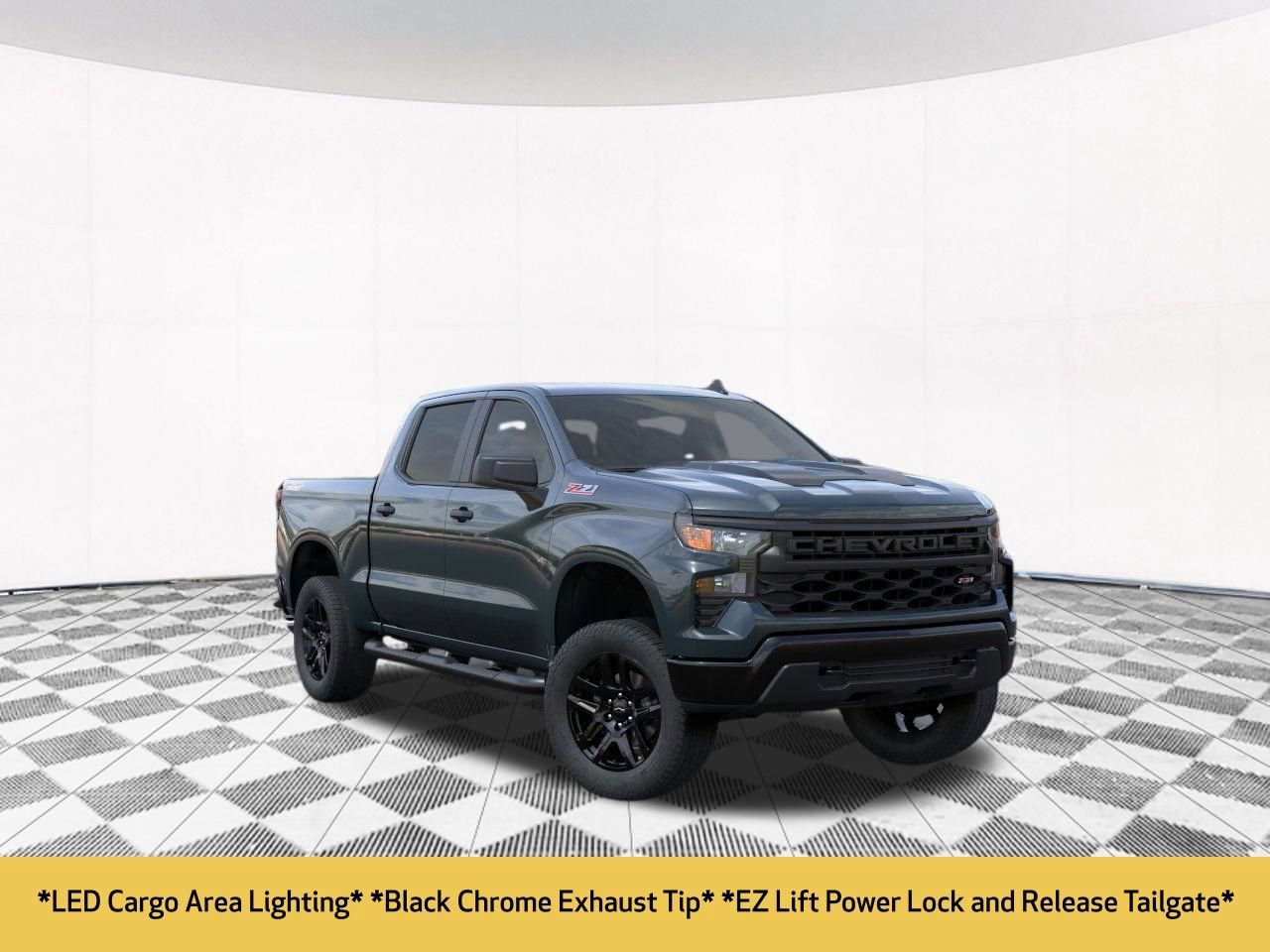 New 2026 Chevrolet Silverado 1500 Custom Trail Boss w/ Turbomax Blackout Package AWD/4WD image 11