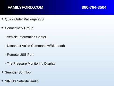 Used 2016 Jeep Wrangler Sport w/ Connectivity Group AWD/4WD image 5