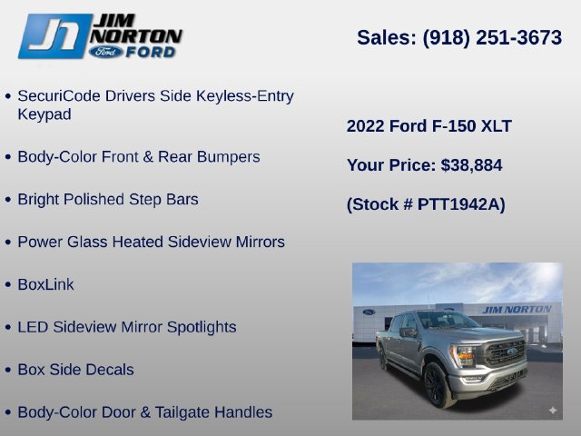 Used 2022 Ford F150 XLT w/ Equipment Group 302A High AWD/4WD image 18