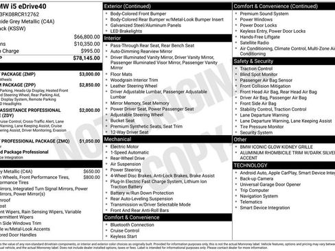 Used 2024 BMW i5 eDrive40i w/ M Sport Package image 15