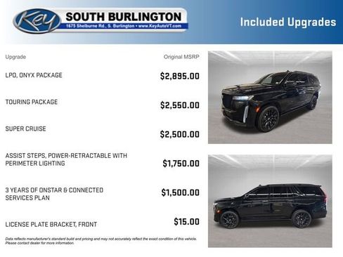 Used 2023 Cadillac Escalade Sport w/ LPO, ONYX Package AWD/4WD image 3