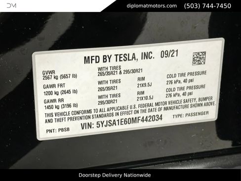 Used 2021 Tesla Model S Plaid image 46