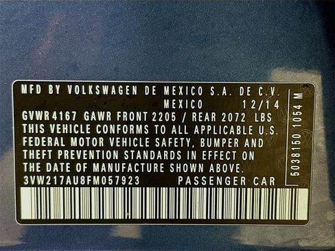 Used 2015 Volkswagen Golf SE w/ Lighting Package image 38