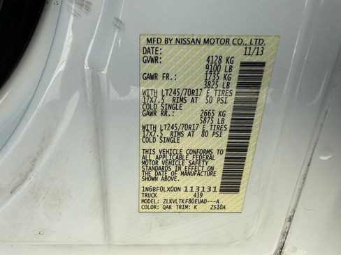 Used 2013 Nissan NV 2500 SV RWD image 14
