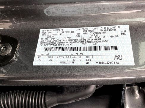 Used 2023 Ford F150 Lariat w/ Equipment Group 502A High image 35