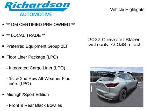 Used 2023 Chevrolet Blazer LT w/ Convenience Package AWD/4WD image 11
