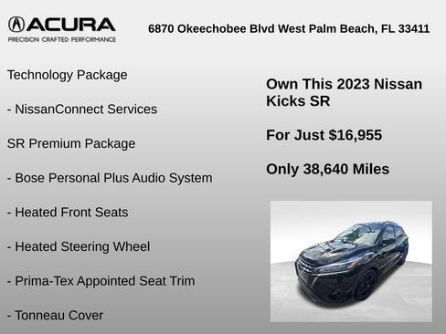 Used 2023 Nissan Kicks SR w/ SR Premium Package FWD image 6