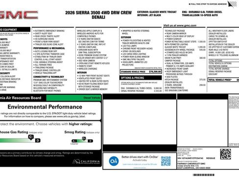 New 2026 GMC Sierra 3500 Denali w/ Denali Reserve Package AWD/4WD image 4