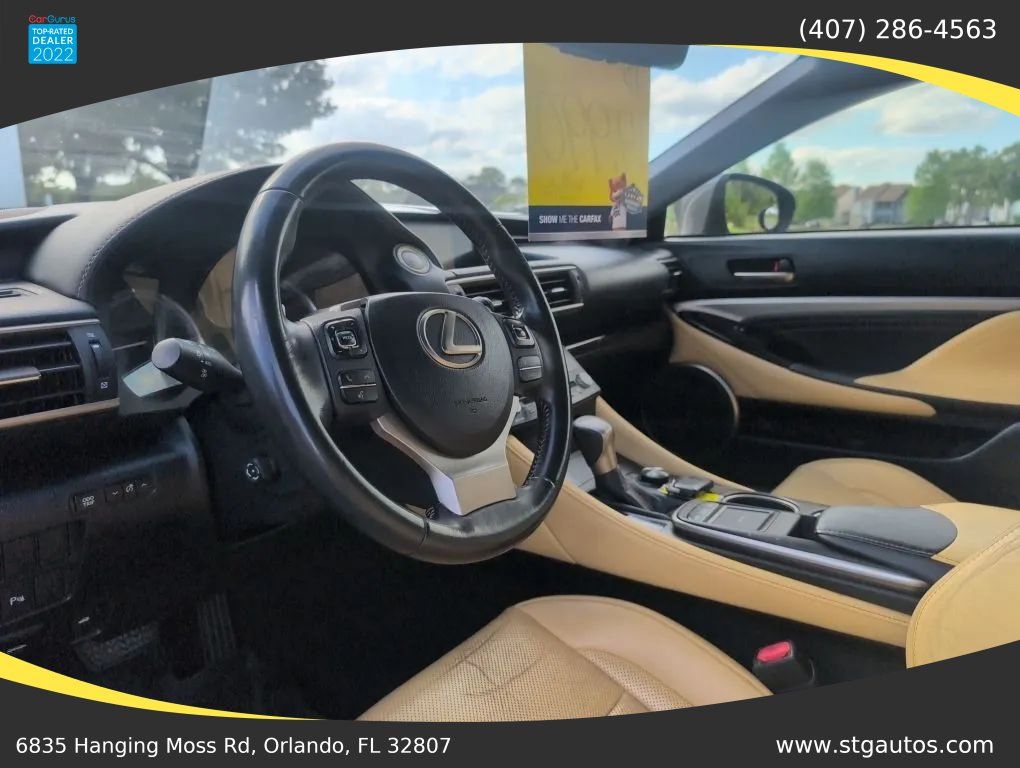 Used 2015 Lexus RC 350 w/ Luxury Package RWD image 13