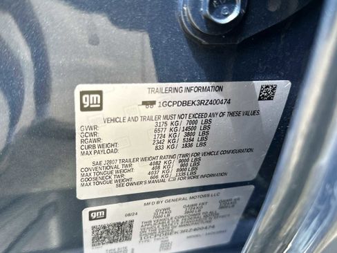 Used 2024 Chevrolet Silverado 1500 Custom w/ Turbomax Blackout Package image 29