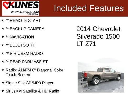 Used 2014 Chevrolet Silverado 1500 LT w/ All Star Edition AWD/4WD image 3
