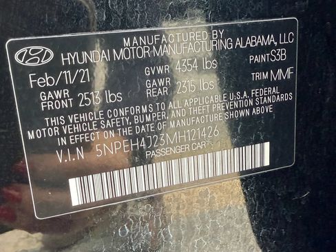 Used 2021 Hyundai Sonata Limited w/ Cargo Package FWD image 14