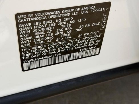 Used 2022 Volkswagen Atlas Cross Sport SE AWD/4WD image 25