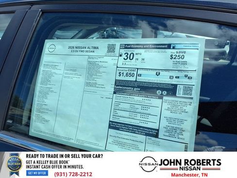 New 2026 Nissan Altima 2.5 SV w/ SV Special Edition Package FWD image 21