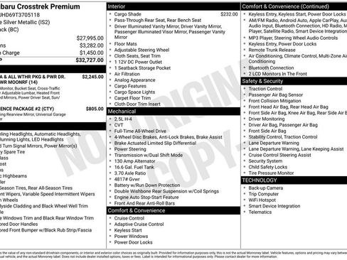 New 2026 Subaru Crosstrek 2.0i Premium AWD/4WD image 17
