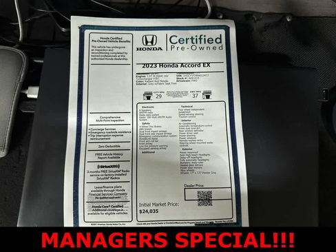 Used 2023 Honda Accord EX image 13