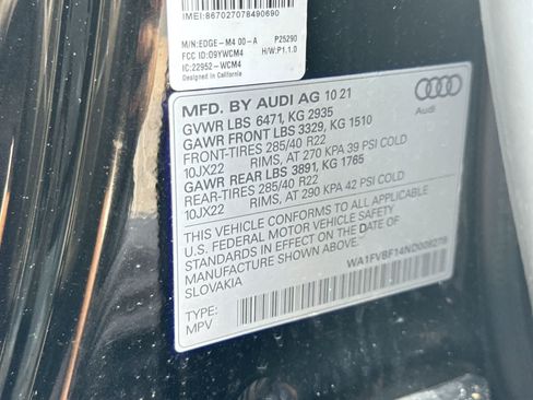 Used 2022 Audi Q8 Prestige w/ Prestige Package AWD/4WD image 42
