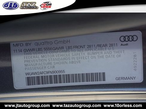 Used 2015 Audi RS 7 Prestige AWD/4WD image 25