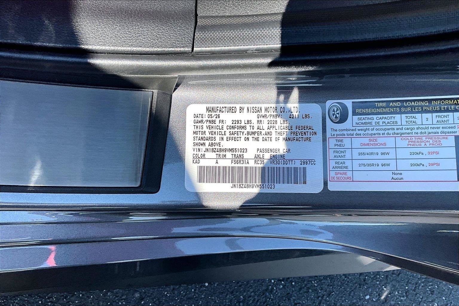 New 2027 Nissan Z Performance RWD image 9