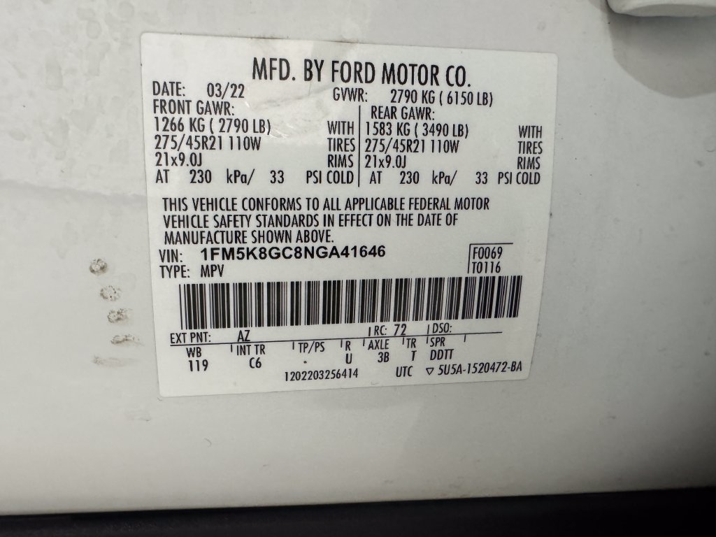 Used 2022 Ford Explorer ST w/ Equipment Group 401A AWD/4WD image 41