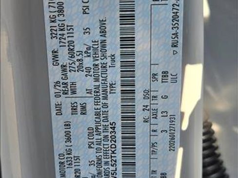 New 2026 Ford F150 Lariat w/ Equipment Group 501A Mid image 18