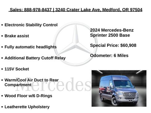 Used 2024 Mercedes-Benz Sprinter 144 Cargo image 10