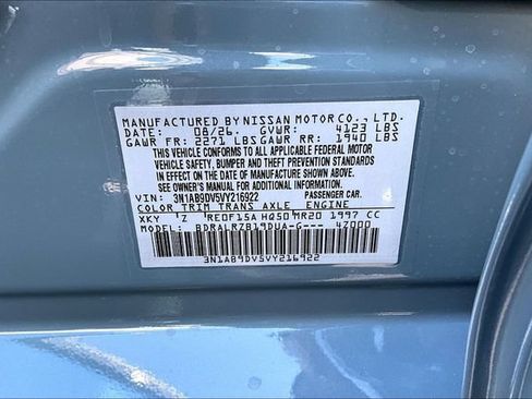 New 2027 Nissan Sentra SR w/ SR Premium Package FWD image 14