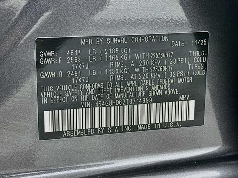Certified 2026 Subaru Crosstrek 2.5i Premium AWD/4WD image 29