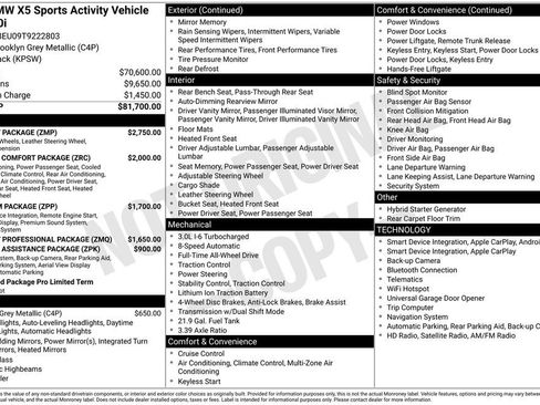 Used 2026 BMW X5 xDrive40i w/ M Sport Package AWD/4WD image 45