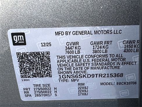 New 2026 Chevrolet Tahoe Premier image 28