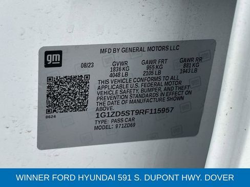 Used 2024 Chevrolet Malibu LT FWD image 13