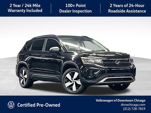 Certified 2023 Volkswagen Taos S w/ Driver Assistance Package AWD/4WD image 1