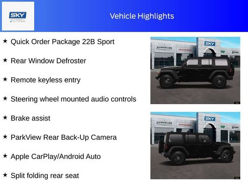 New 2025 Jeep Wrangler Sport image 11