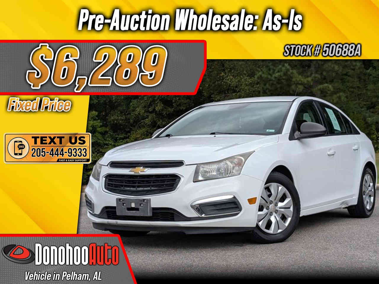 Used 2015 Chevrolet Cruze LS FWD image 1