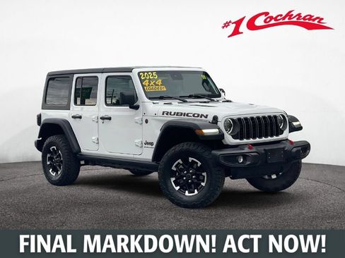 Used 2025 Jeep Wrangler Unlimited Rubicon AWD/4WD image 1