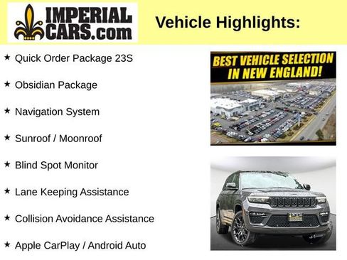 Used 2025 Jeep Grand Cherokee Summit w/ Obsidian Package AWD/4WD image 8