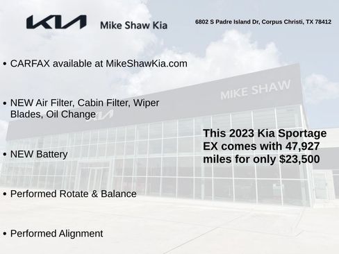 Used 2023 Kia Sportage EX AWD/4WD image 3