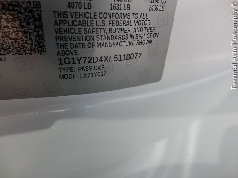 Used 2020 Chevrolet Corvette Stingray Preferred Cpe w/ 2LT Preferred Equipment Group RWD image 30
