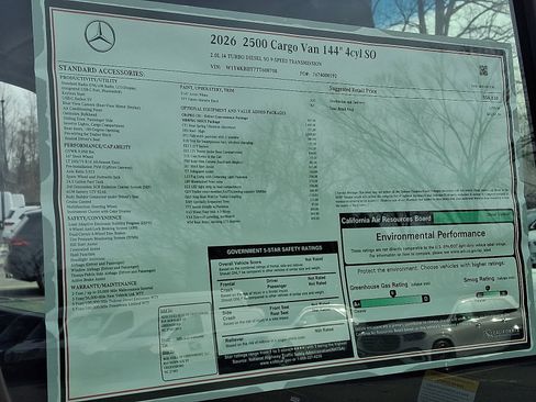 New 2026 Mercedes-Benz Sprinter 2500 image 18