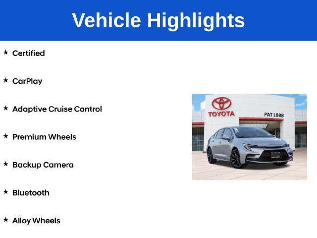 Certified 2026 Toyota Corolla SE FWD image 5