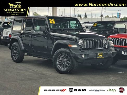 Certified 2025 Jeep Wrangler Unlimited Sport AWD/4WD image 1