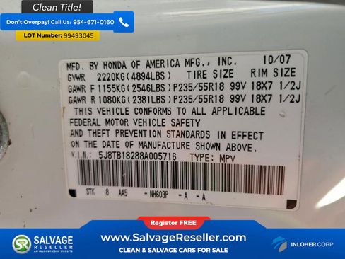 Used 2008 Acura RDX SH-AWD image 16