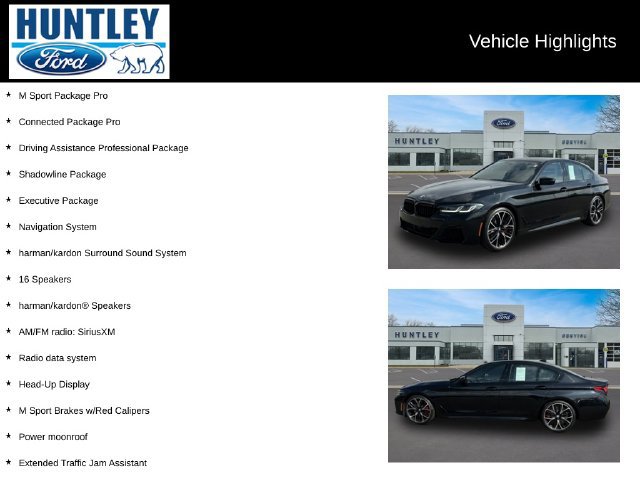 Used 2023 BMW M550i xDrive w/ Executive Package AWD/4WD image 2
