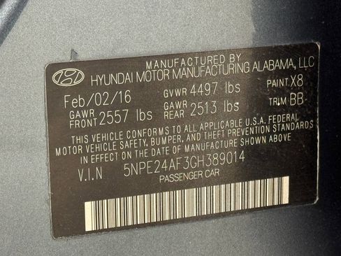 Used 2016 Hyundai Sonata SE image 70