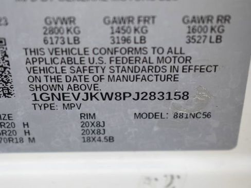 Used 2023 Chevrolet Traverse RS w/ LPO, Floor Liner Package AWD/4WD image 16